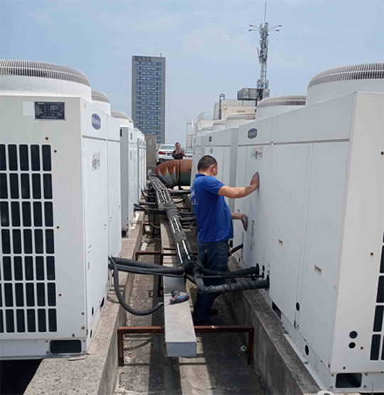 灌云中央空调制热和不制冷系统维修方法